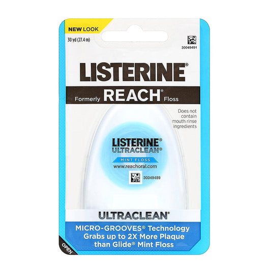 Reach Listerine Ultraclean 30 Yards Mint Dental Floss Personal Care Pasteur Pharmacy