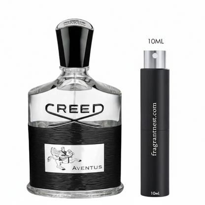 Creed Aventus Eau De Parfum Travel Spray | Sample Fragrant Nest 10mL Glass Spray (150 Sprays)
