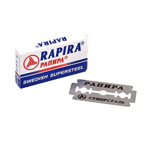 Lames de rasoir à double tranchant Rapira Swedish Supersteel - paquet de 5