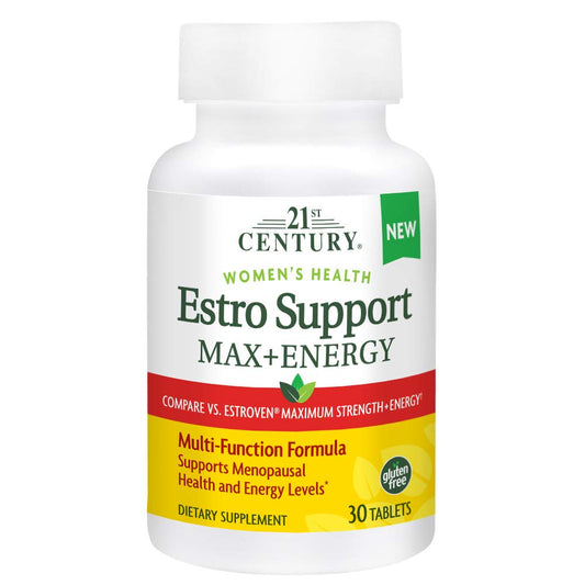 21st Century Estro Support Max + Energy, 30 Tabs Fitness & Nutrition Pasteur Pharmacy