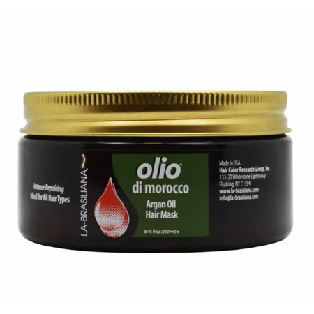 La-Brasiliana Haircare Olio Di Morocco Argan Oil Hair Mask 8.45 Oz Masks Pasteur Pharmacy