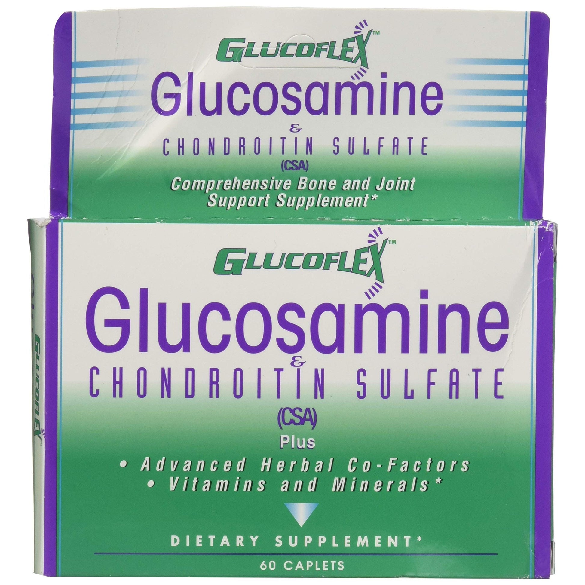 Glucoflex® Glucosamine & Chondroitin Sulfate – 60 Caplets Vitamins & Supplements Pasteur Pharmacy