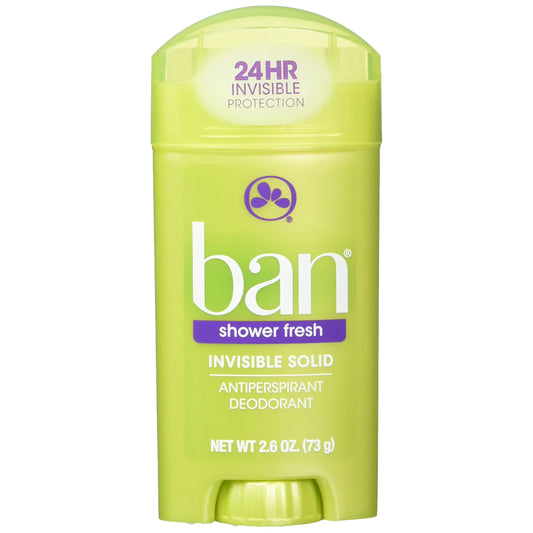 Ban Antiperspirant Deodorant Invisible Solid Shower Fresh 2.6 Oz Deodorant Pasteur Pharmacy