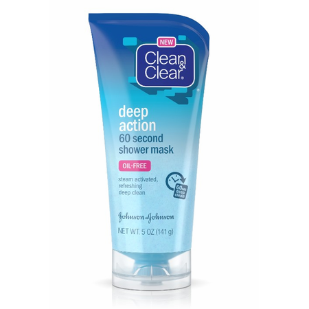 Masque douche Clean & Clear, 60 secondes, action en profondeur, 142 g