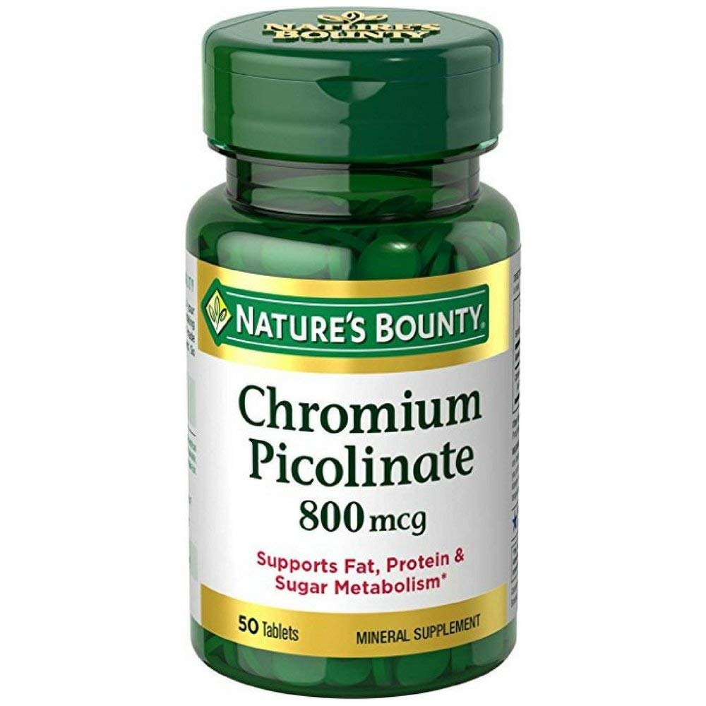 Nature's Bounty Mega Chromium Picolinate 800 Mcg Tablets Vitamins & Supplements Pasteur Pharmacy