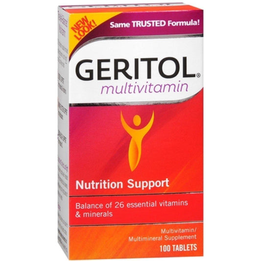 Geritol Multivitamin Nutrition Support Tablets - 100 ct Vitamins & Supplements Pasteur Pharmacy