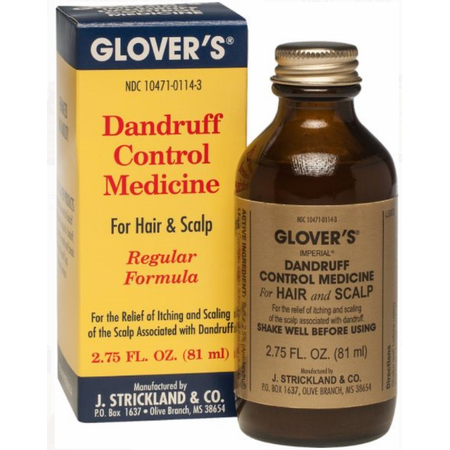 Glover's Dandruff Control Medicine Regular Formula - 2.75 Fl Oz Hair Care Pasteur Pharmacy