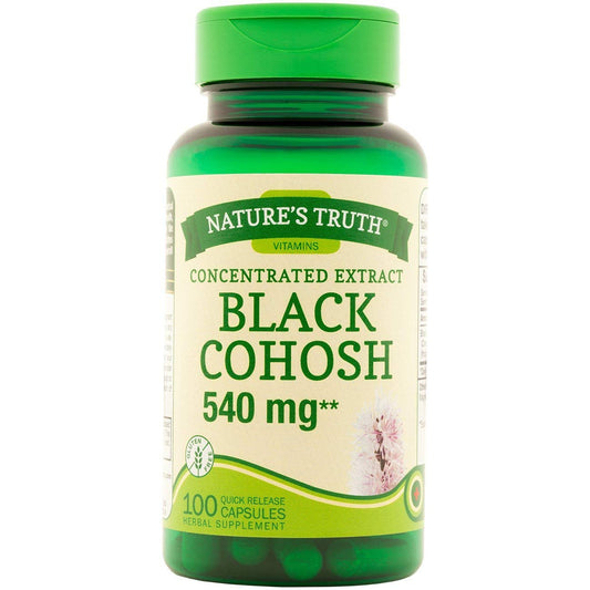 Nature's Truth Black Cohosh, 700 Mg, 100 Quick Release Capsules Vitamins & Supplements Pasteur Pharmacy