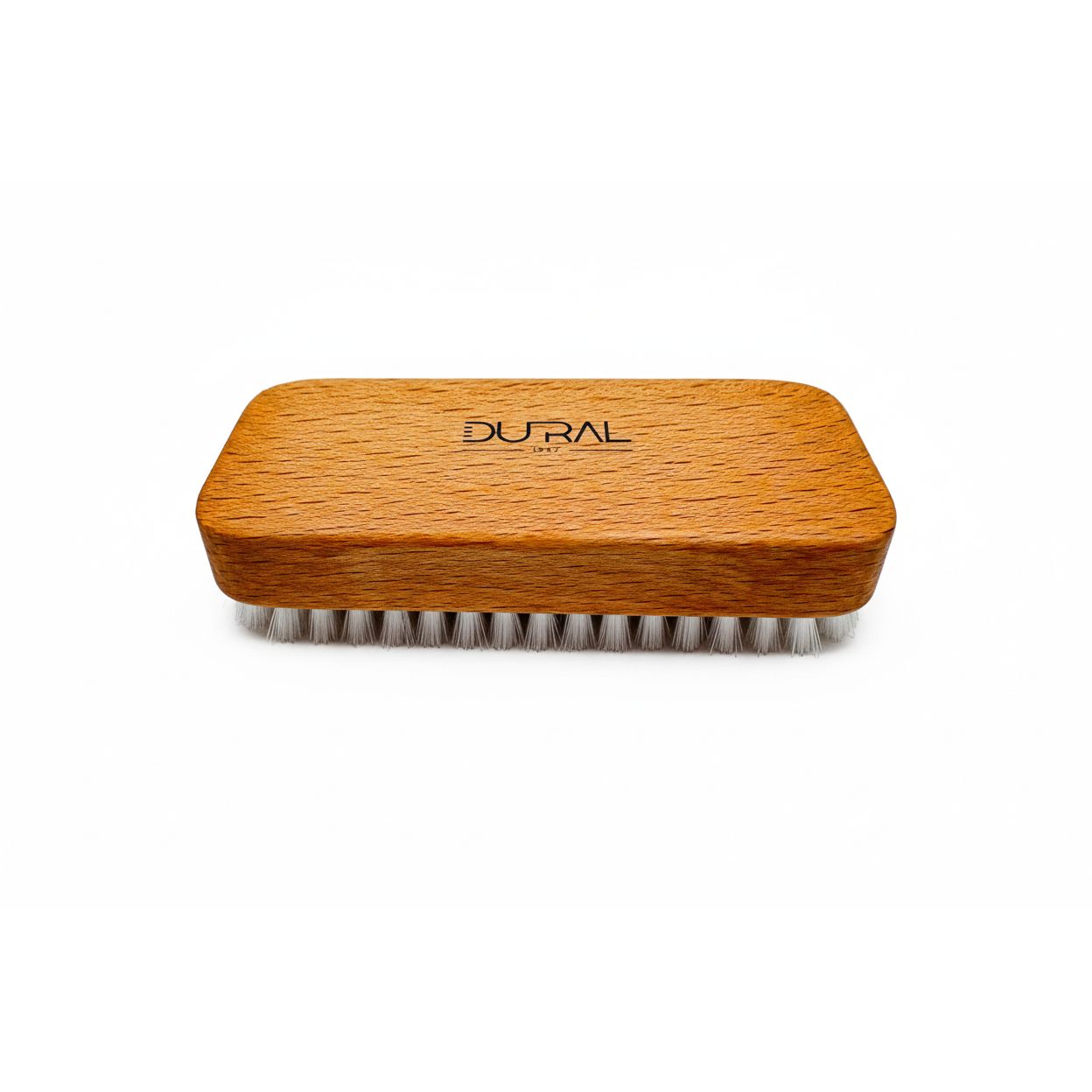 Dural Beech Wood Hand & Nail Brush With Short White Nylon Bristles - 6 Rows Hand & Nail Brush Pasteur Pharmacy