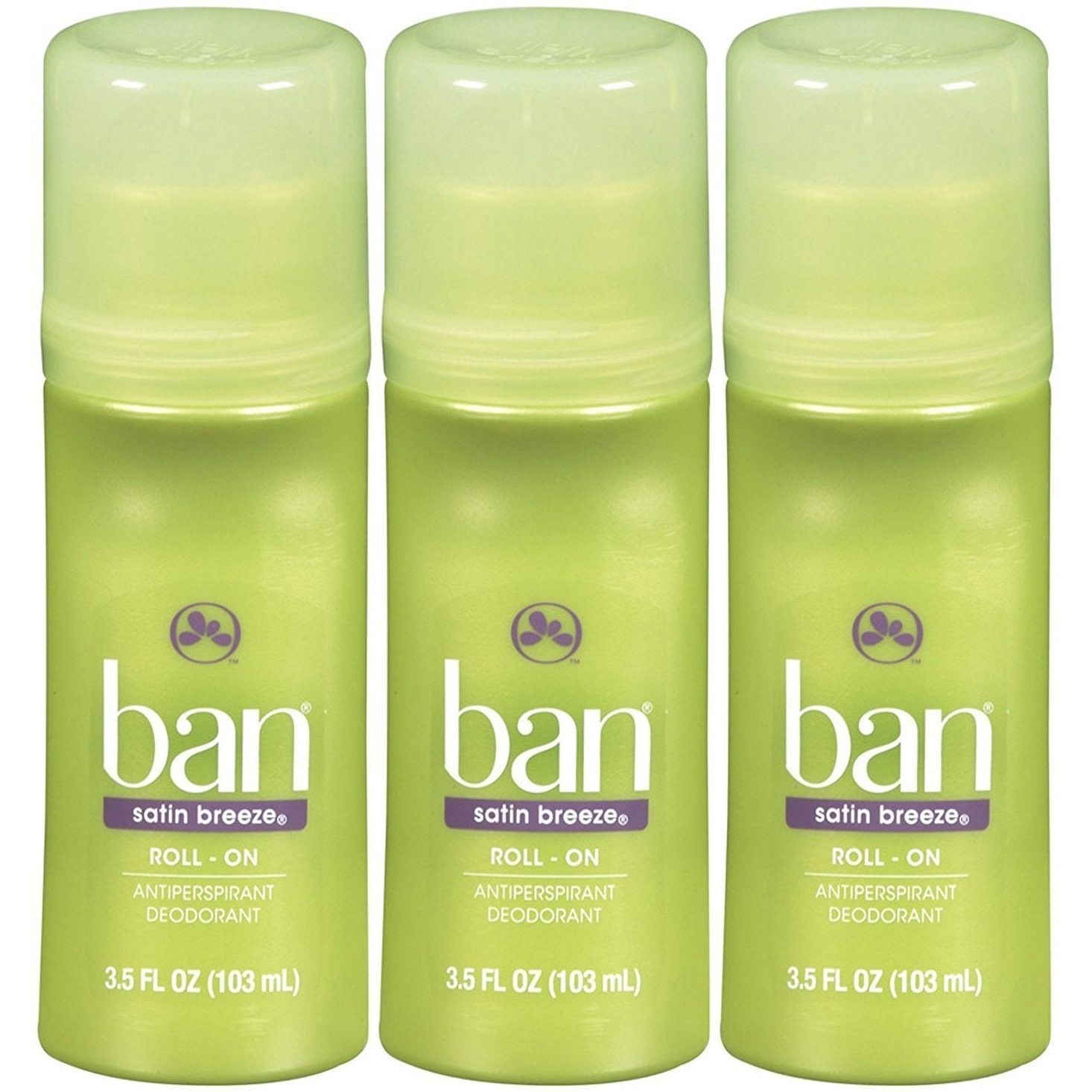 Ban Roll-On Antiperspirant Deodorant, Satin Breeze - 3.5 Oz Deodorant & Anti-Perspirant Pasteur Pharmacy