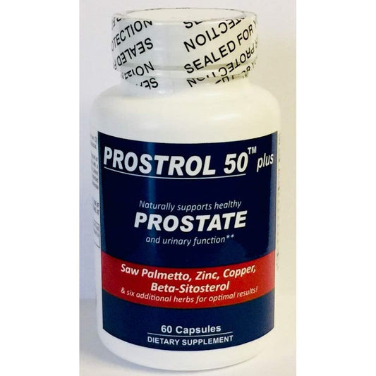 Prostrol 50 Plus Prostate Supplement With Saw Palmetto, Zinc, Copper, Beta-Sitosterol, Lycopene And 5 Additional Ingredients For Optimal Prostate Support Cooking & Baking Ingredients Pasteur Pharmacy