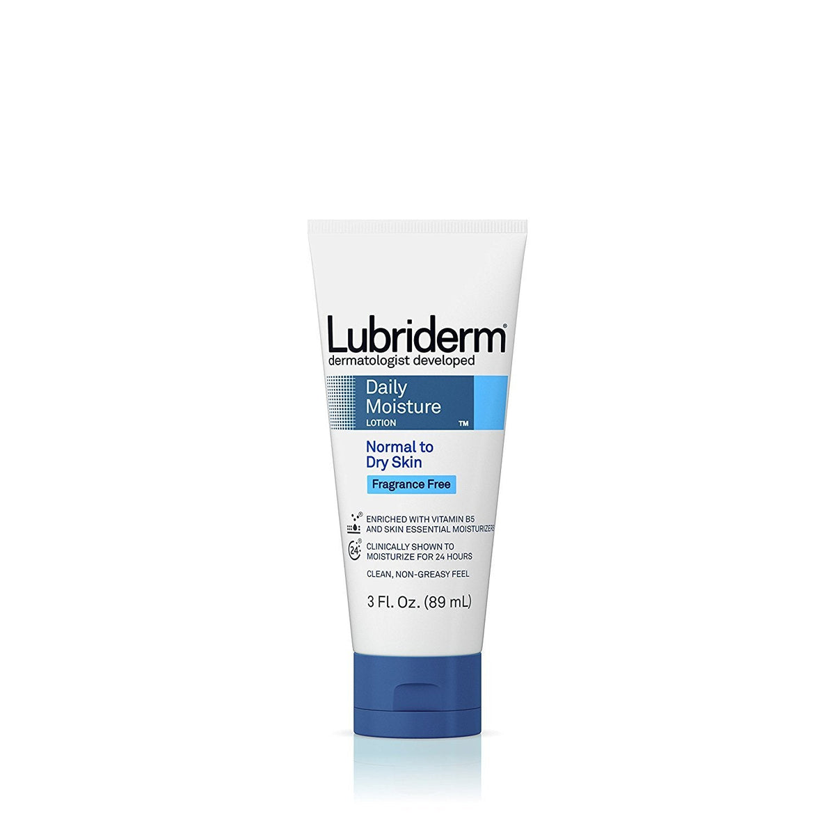 Lubriderm Daily Moisture Body Lotion - Fragrance Free - 89ml