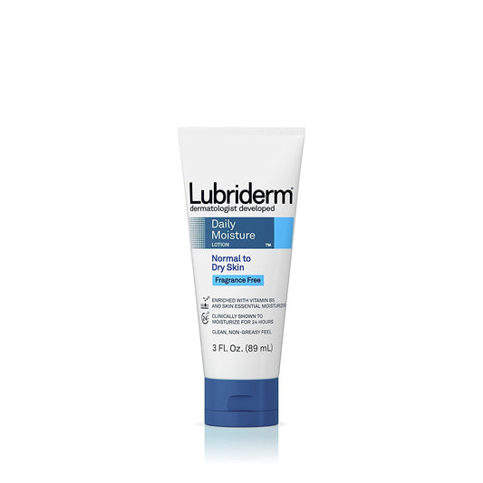 Loción corporal hidratante diaria Lubriderm - Sin fragancia - 89ml
