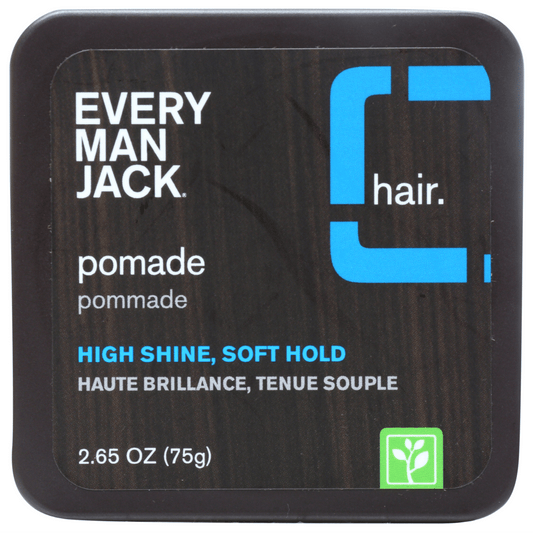 Every Man Jack Pomade High Shine Soft Hold 2.65 Oz Hair Styling Products Pasteur Pharmacy