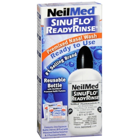 NeilMed Sinuflo Ready Rinse Premixed Nasal Wash Kit Health & Beauty Pasteur Pharmacy