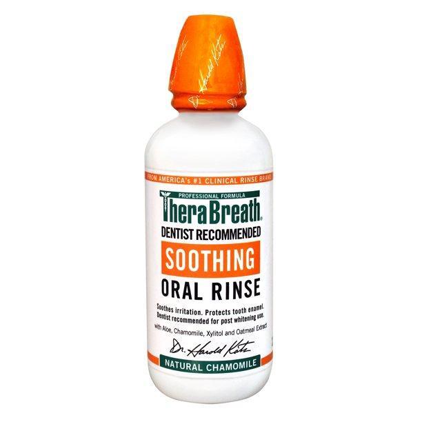 TheraBreath Soothing Alcohol-Free Oral Rinse, Chamomile, 0.47 L Oral Care Pasteur Pharmacy