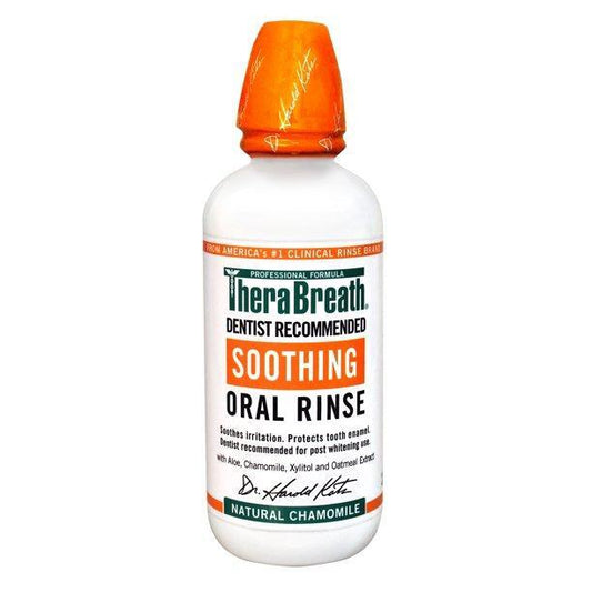 TheraBreath Soothing Alcohol-Free Oral Rinse, Chamomile, 0.47 L Oral Care Pasteur Pharmacy