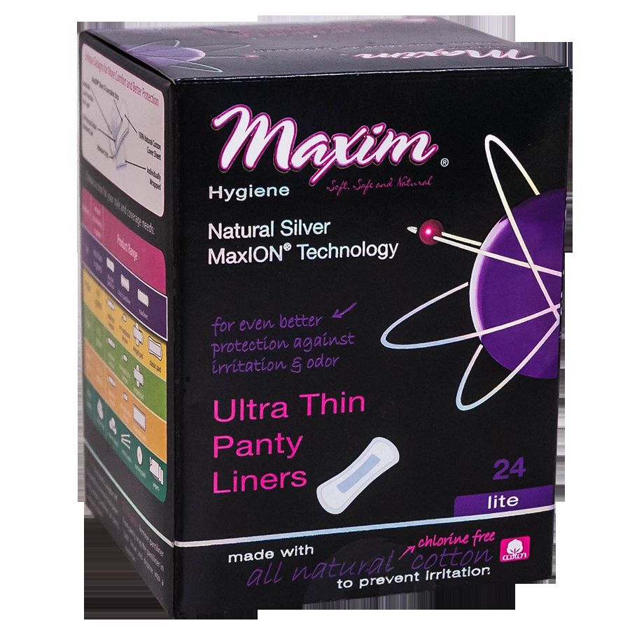 Maxim MaxION Ultra Thin Panty Liners, Light, 24 Ct, Hygiene Products Health & Beauty Pasteur Pharmacy