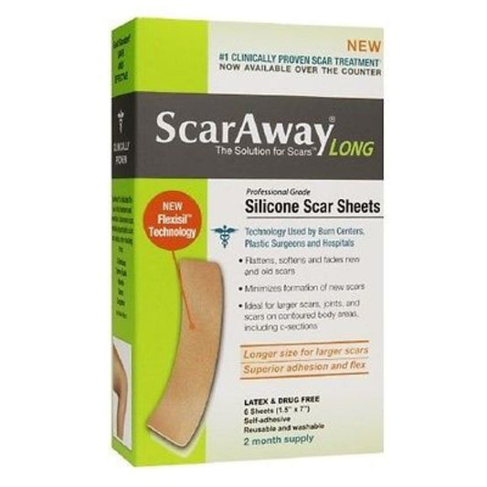 ScarAway Professional Grade Silicone Sheets Lotion & Moisturizer Pasteur Pharmacy