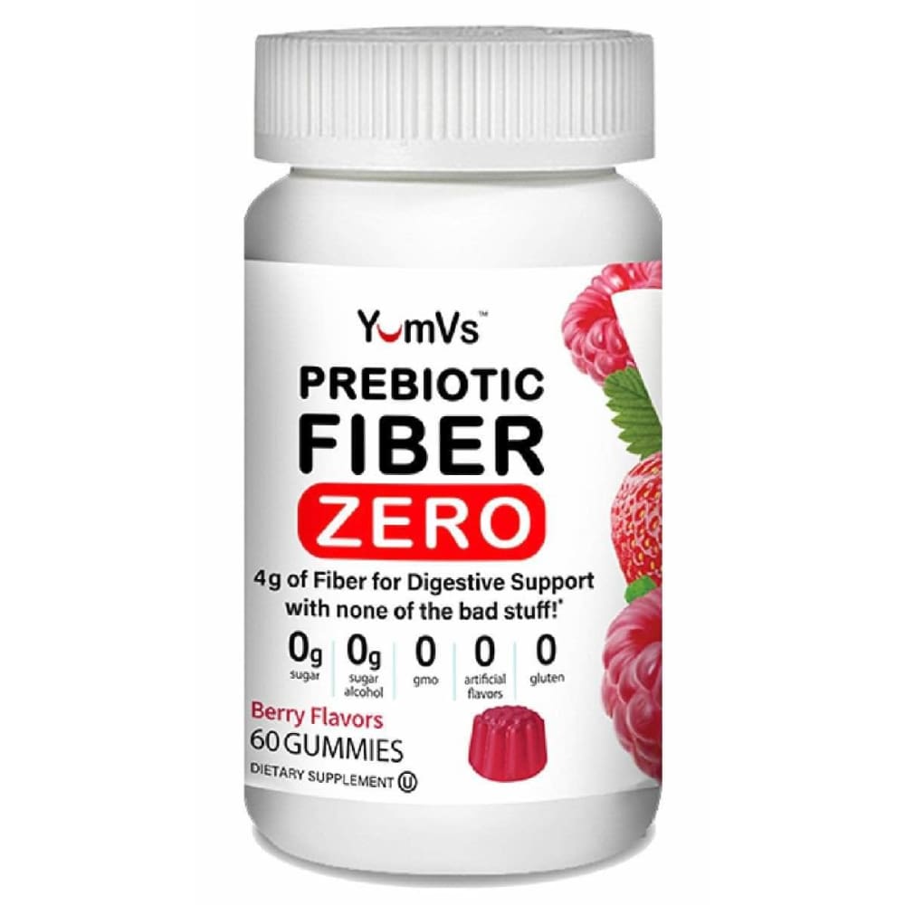 Yum Vs Prebiotic Fiber, Zero, Gummies, Berry Flavors Vitamins & Supplements Pasteur Pharmacy