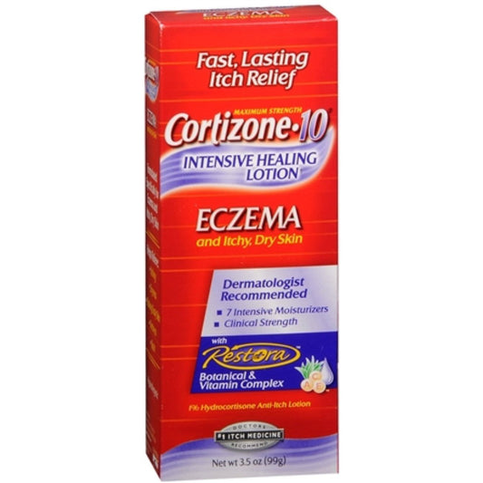 Cortizone-10 Intensive Healing Eczema Lotion, Maximum Strength, 3.5 oz Medicine & Drugs Pasteur Pharmacy