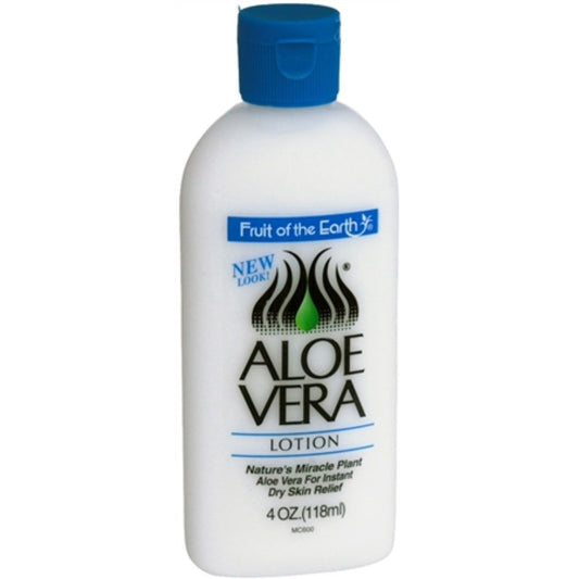 Fruit of the Earth Aloe Vera Skin Care Lotion, 4 Fl Oz Lotion & Moisturizer Pasteur Pharmacy