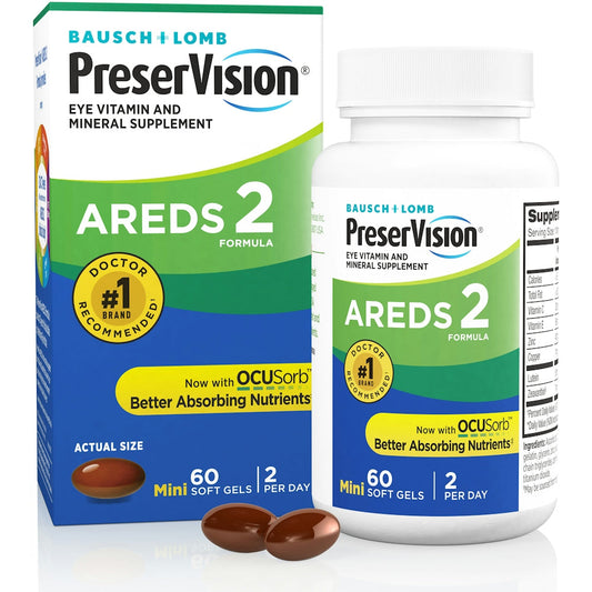 PreserVision Areds 2, SoftGels 60Ct Vitamins & Supplements Pasteur Pharmacy