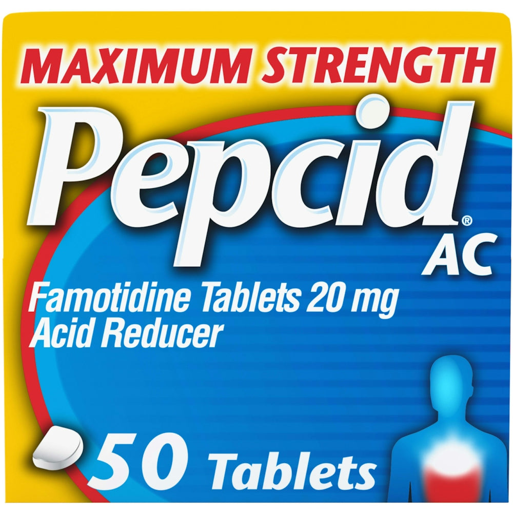 Pepcid AC, Acid Reducer, Maximum Strength, 20 Mg, Tablets Medicine & Drugs Pasteur Pharmacy