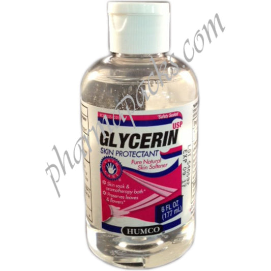 Humco Glycerin USP 99.5% Liquid - 6 Oz Personal Care Pasteur Pharmacy