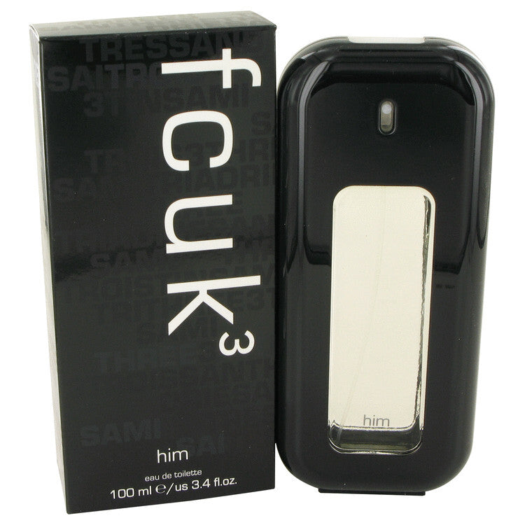 Fcuk 3 by French Connection Eau De Toilette Spray 3.4 oz (Men) French Connection French Connection