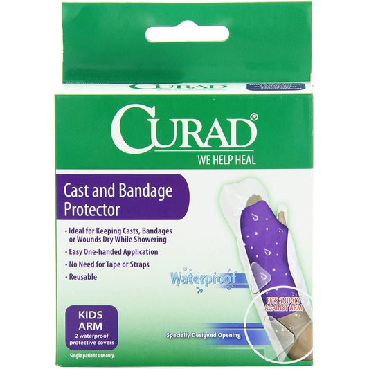 Curad Cast & Bandage Protector Waterproof Kids Arm 2pk Cast & Bandage Protectors Pasteur Pharmacy