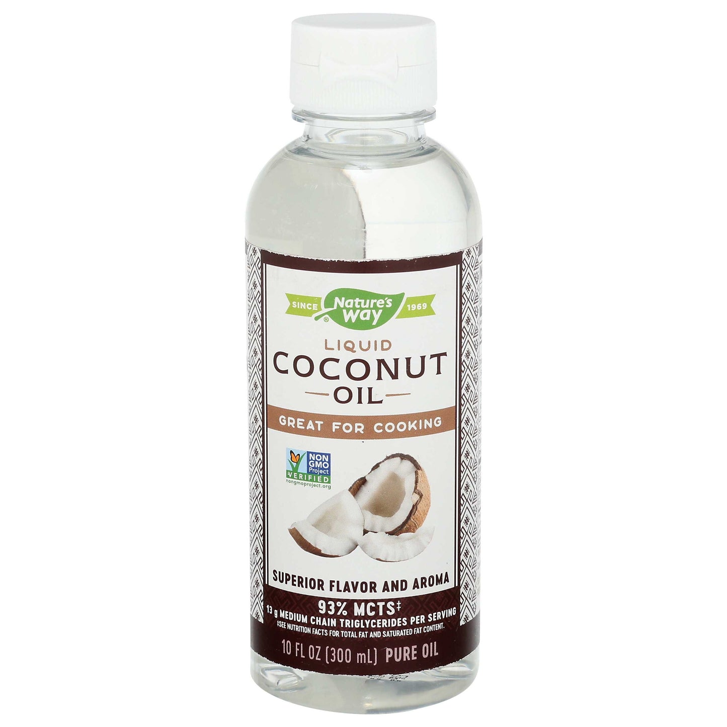 Nature's Way Coconut Oil, Premium Liquid 10 Fl Oz Cooking Oils Pasteur Pharmacy