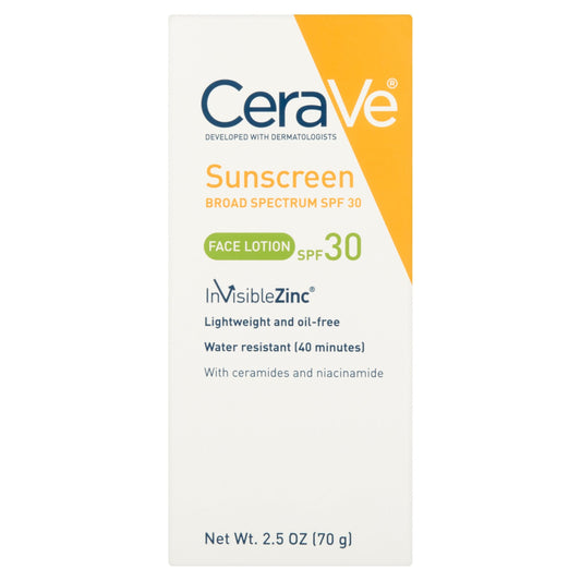 Lotion écran solaire visage CeraVe FPS 30 75 ml