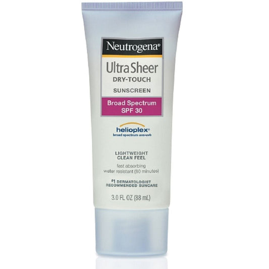 Neutrogena Ultra Sheer Dry Touch Broad Spectrum SPF 30 Sunscreen Lotion 3 oz Sunscreen Pasteur Pharmacy