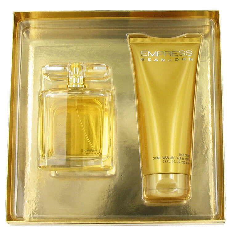 Empress by Sean John Gift Set -- 3.4 oz Eau De Parfum Spray + 6.7 oz Body Cream (Women) Sean John Sean John
