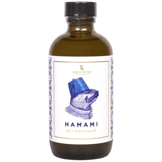Noble Otter Soap Co. Hamami Shaving Collection Shaving Set Pasteur Pharmacy Aftershave Splash 4 oz