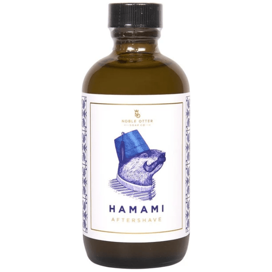 Noble Otter Soap Co. Hamami Shaving Collection Shaving Set Pasteur Pharmacy Aftershave Splash 4 oz