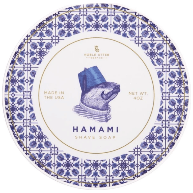 Noble Otter Soap Co. Hamami Shaving Collection Shaving Set Pasteur Pharmacy Shaving Soap 4 oz