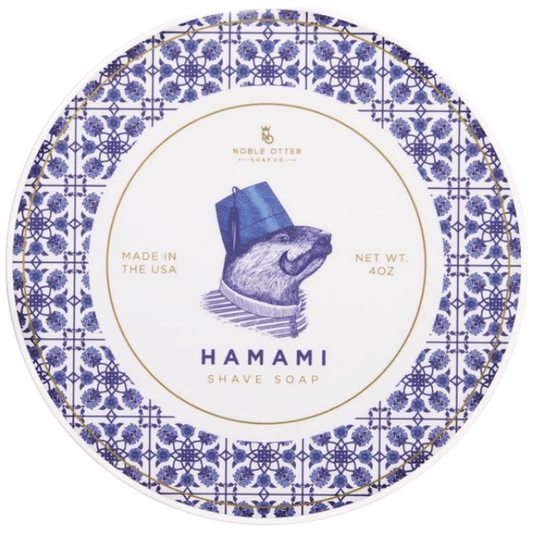 Noble Otter Soap Co. Hamami Shaving Collection Shaving Set Pasteur Pharmacy Shaving Soap 4 oz