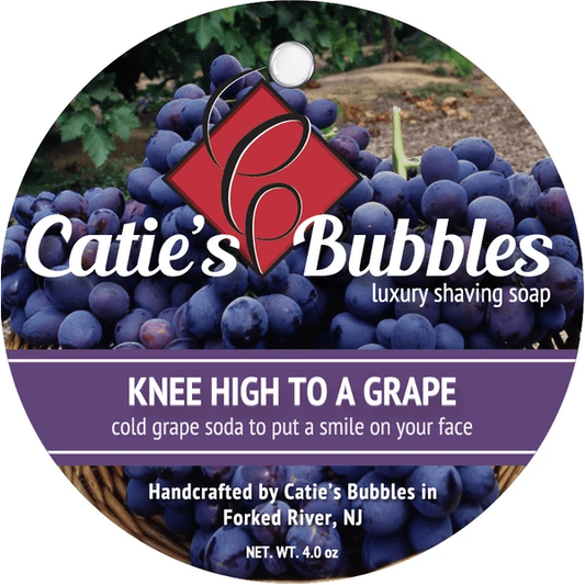 Catie's Bubbles Knee High to a Grape Shaving Collection Shaving Set Pasteur Pharmacy Shaving Soap 4 oz