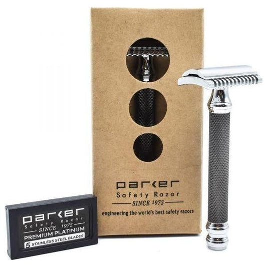 Parker 26C Open Comb Graphite Handle Safety Razor Safety Razor Pasteur Pharmacy