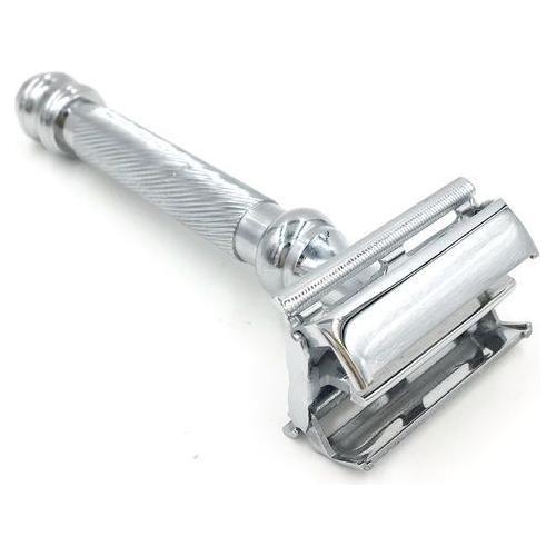 Parker 99R Chrome Super Heavyweight Long Handle Butterfly Safety Razor Safety Razor Pasteur Pharmacy