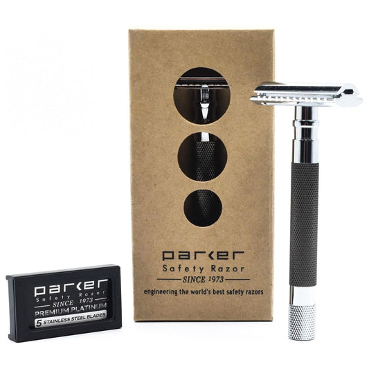 Parker 56R-GR Graphite Safety Razor Safety Razor Pasteur Pharmacy