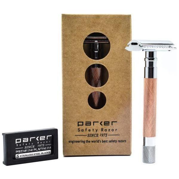 Parker 56R Rose Gold Safety Razor Safety Razor Pasteur Pharmacy