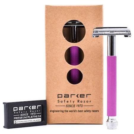 Parker 29L Lavender Women's Long Handle Butterfly Open Safety Razor Safety Razor Pasteur Pharmacy
