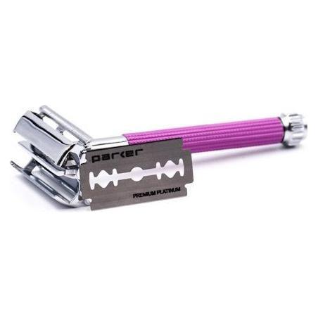 Parker 29L Lavender Women's Long Handle Butterfly Open Safety Razor Safety Razor Pasteur Pharmacy