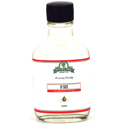 Stirling Soap Co. D-503 Shaving Collection Shaving Set Pasteur Pharmacy Aftershave Splash 3.3oz