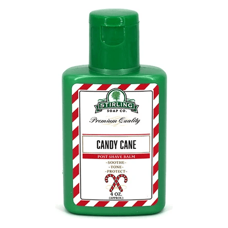 Stirling Soap Co. Candy Cane Shaving Collection Shaving Set Pasteur Pharmacy Post Shave Balm 4oz