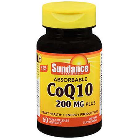 Sundance, Absorbable CoQ10 Plus Quick Release Softgels, 200 mg, 60 Tabs Vitamins & Supplements Pasteur Pharmacy