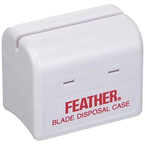 Feather Styling Razor Disposal Case Dispose Used Blades Safely Shaving & Grooming Pasteur Pharmacy